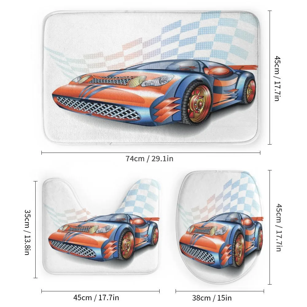 Cartoon Style Race Car — Detail 1