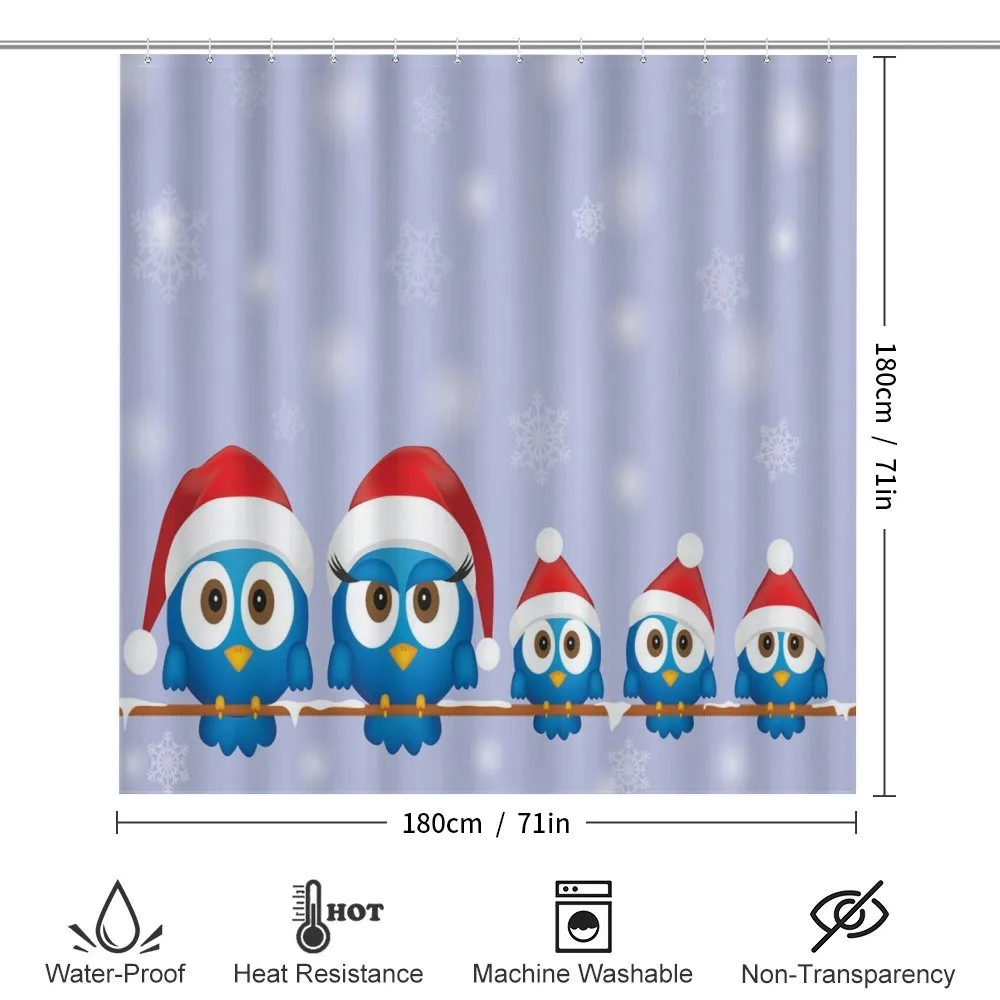 Fun Birds Santa Hats — Detail 2