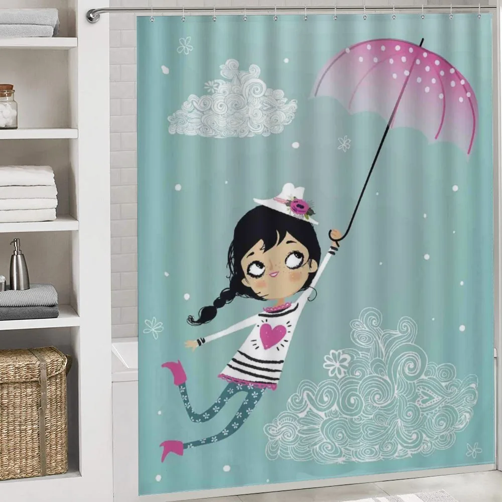 Girl with Pink Umbrella — Detail 4