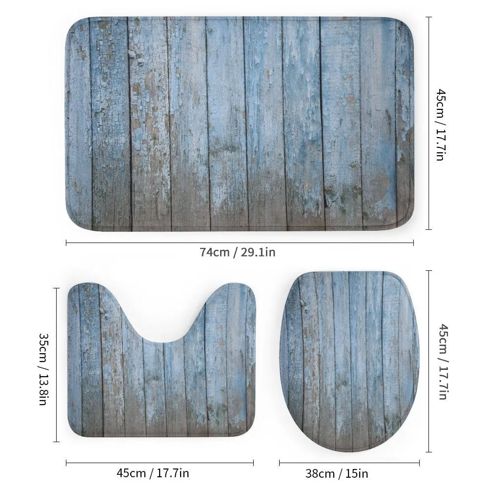 Grungy Painted Wooden Fence — Detail 1
