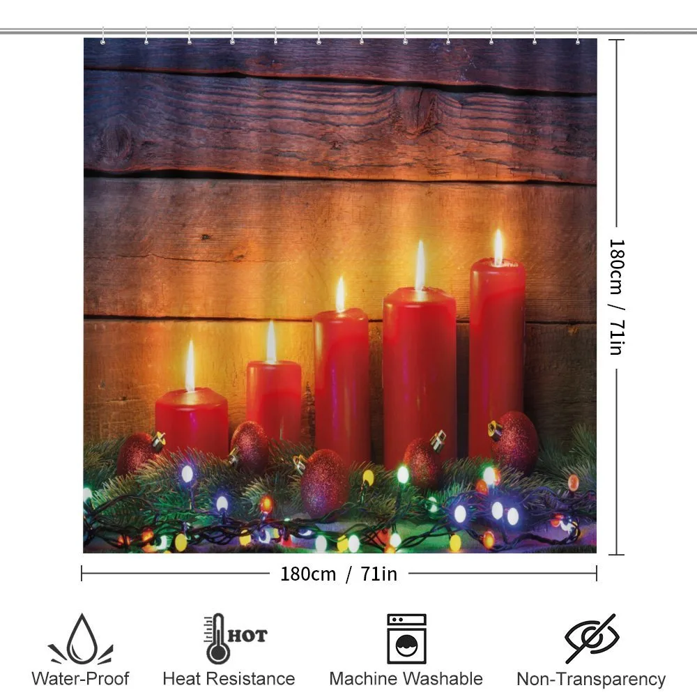 Noel Candles on Branch — Detail 2
