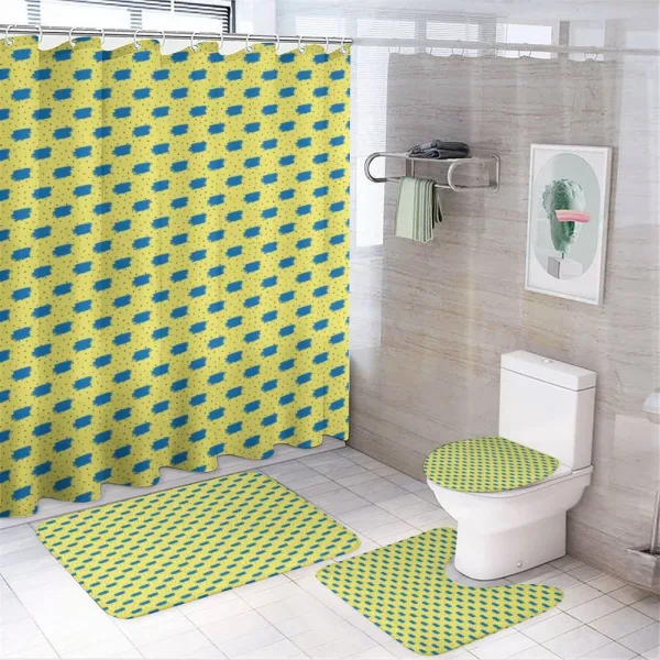 Paintbrush Hits on a shower curtain