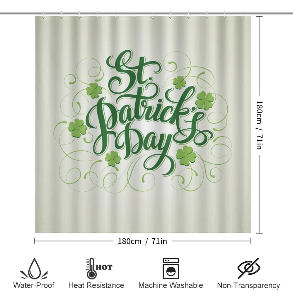 St Patrick's Day Swirls Art — Detail 2