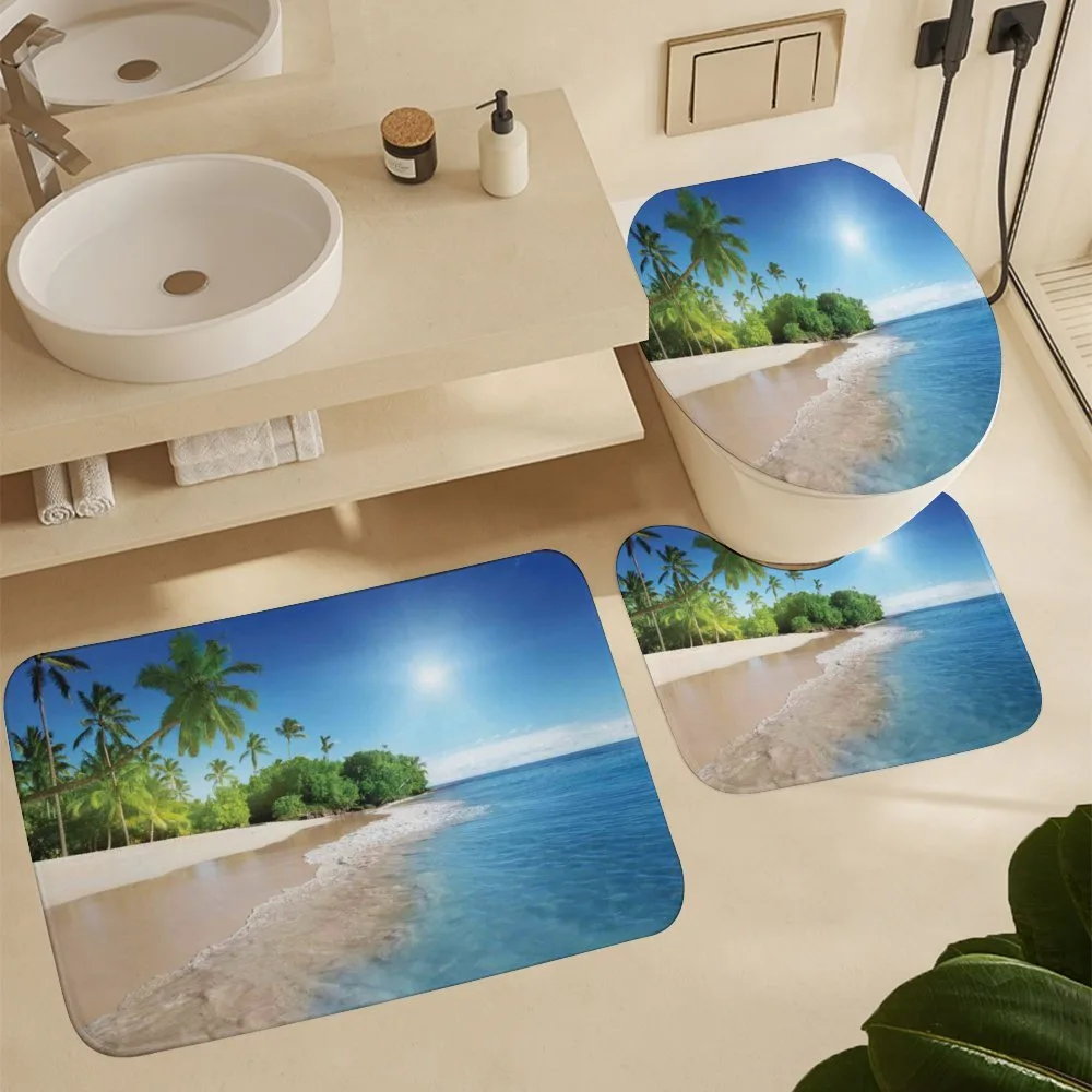 Suuny Ocean Palm Trees — Detail 5