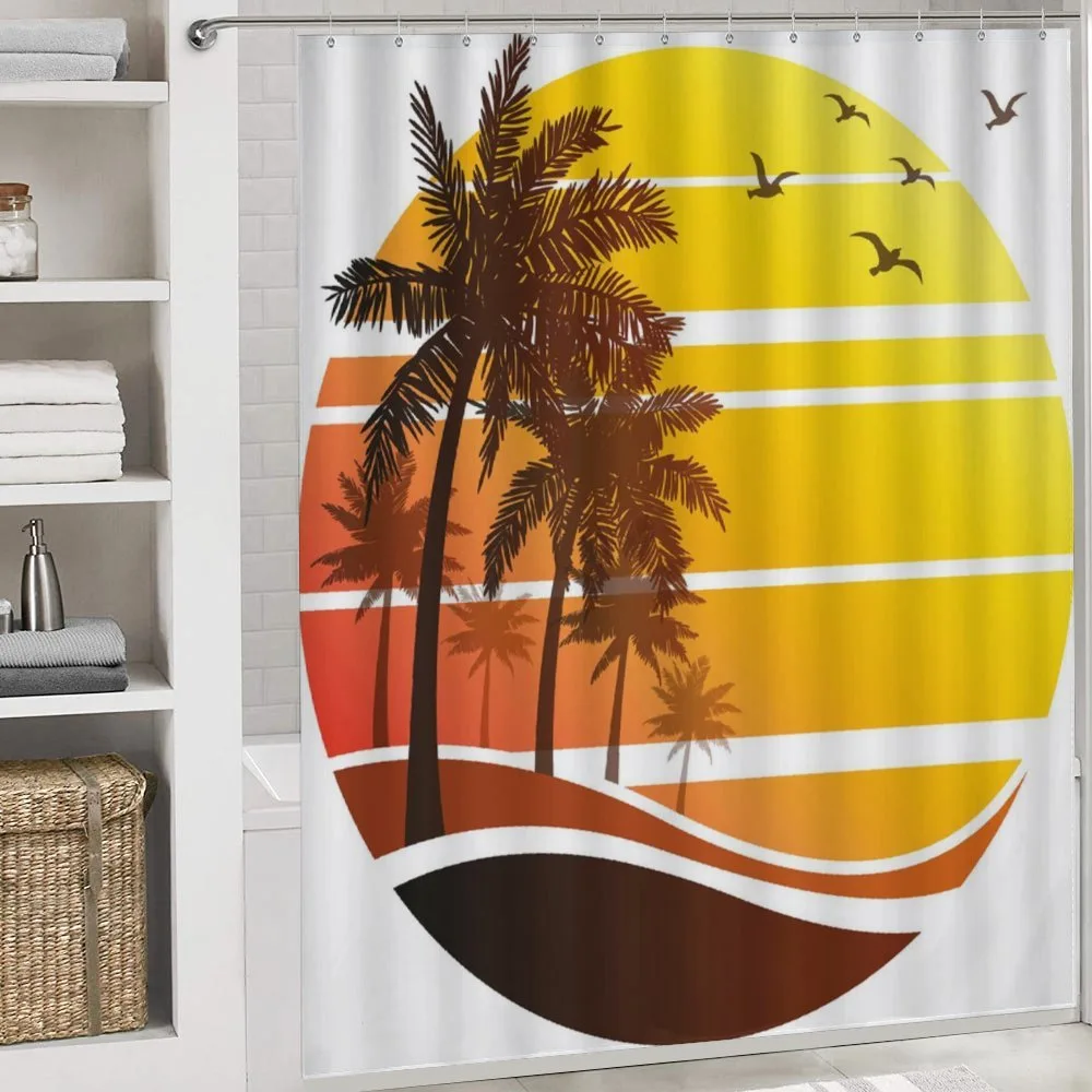 Beach Palm Trees Birds — Detail 4