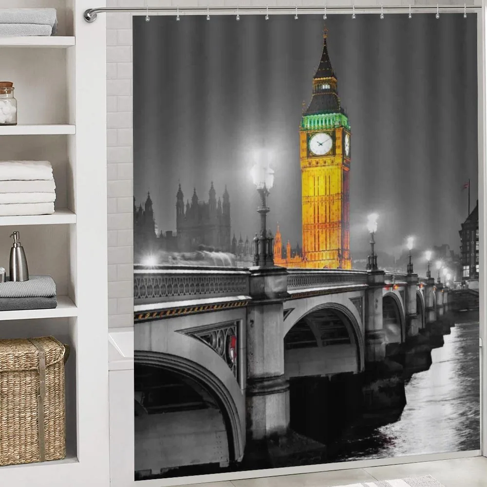 Big Ben Bridge Night — Detail 4
