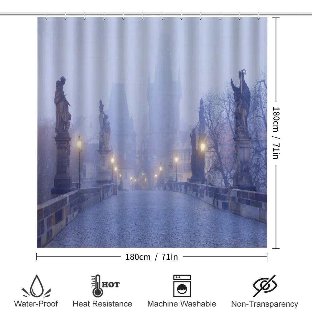 Foggy Prague Streets — Detail 2