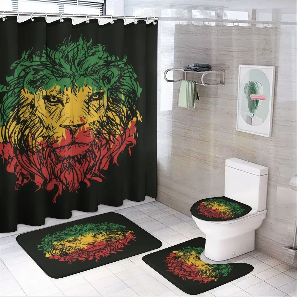 Grunge Lion Head Portrait — Your design