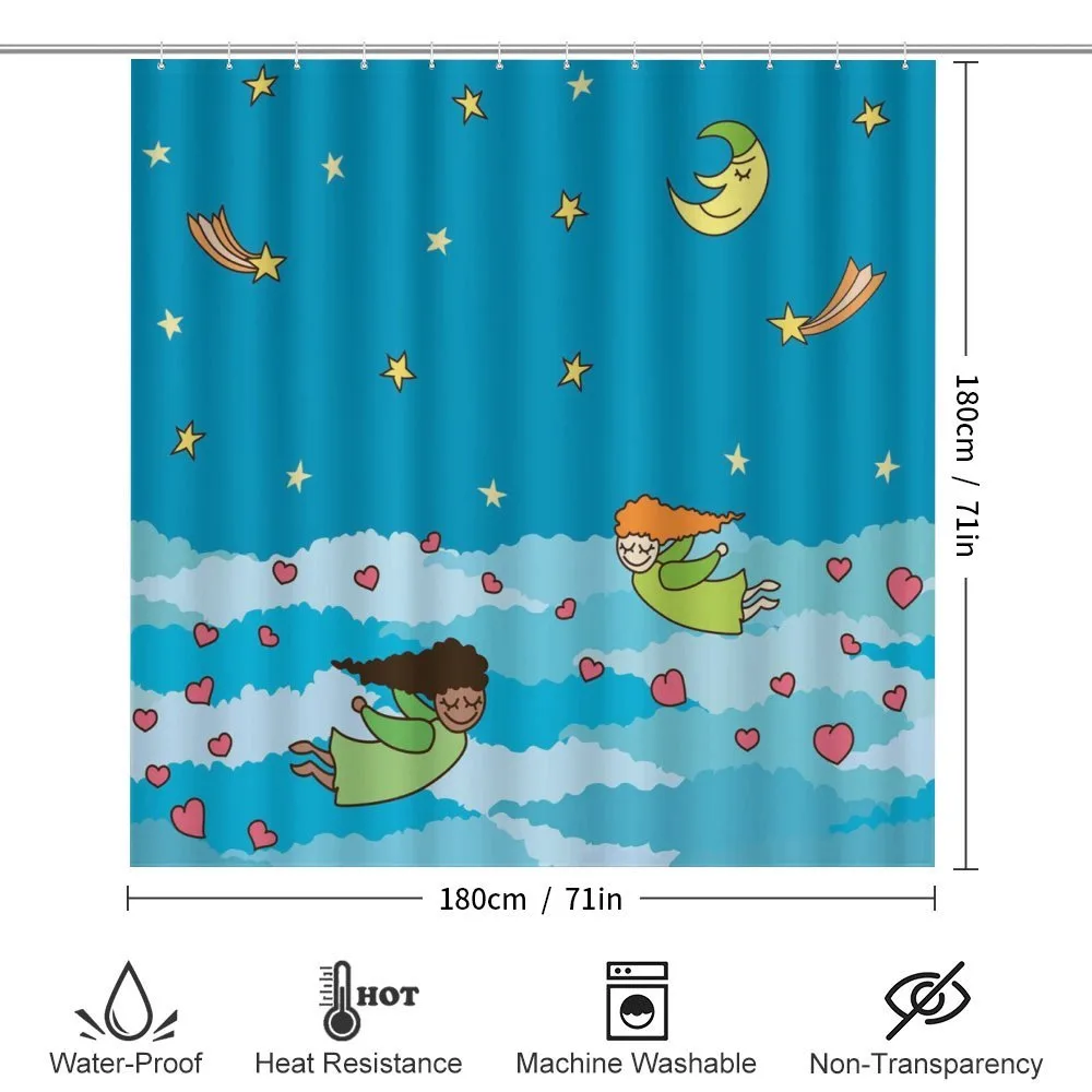 Love Star Night Cartoon — Detail 2