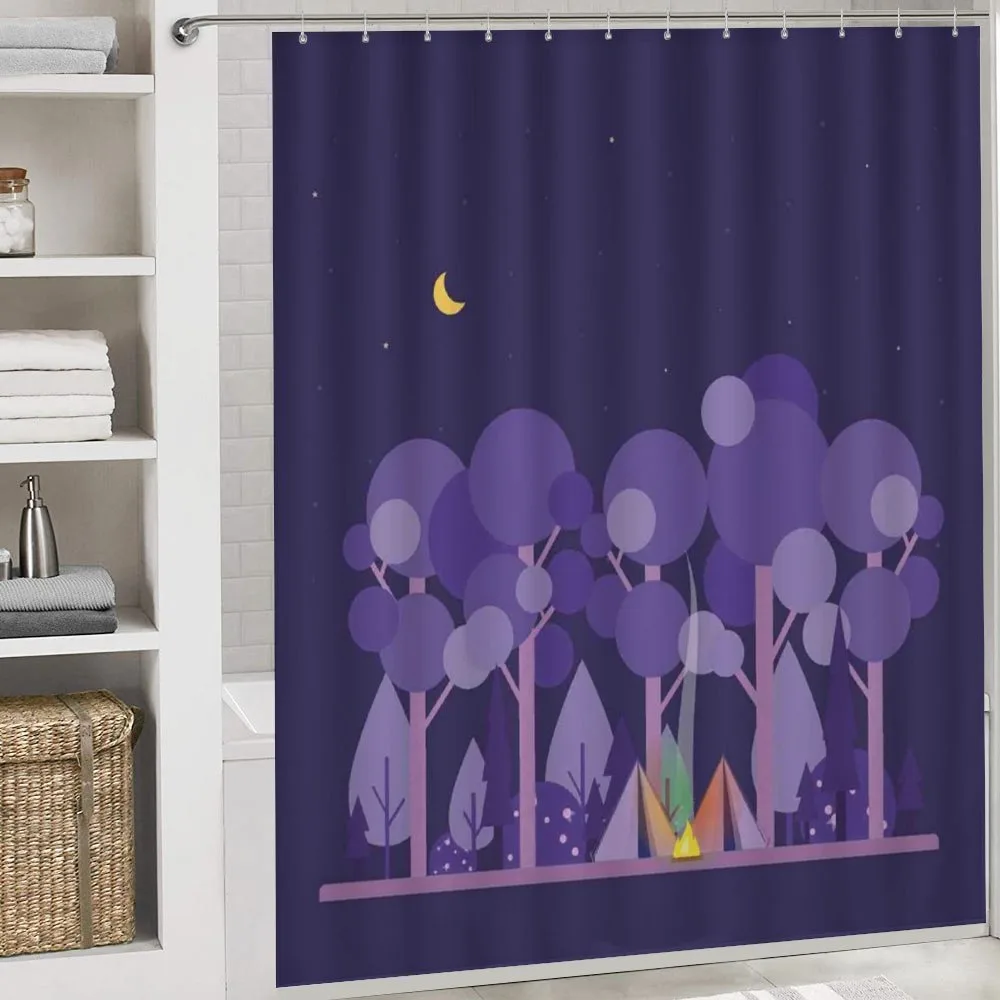 Night at Campsite Scene — Detail 4