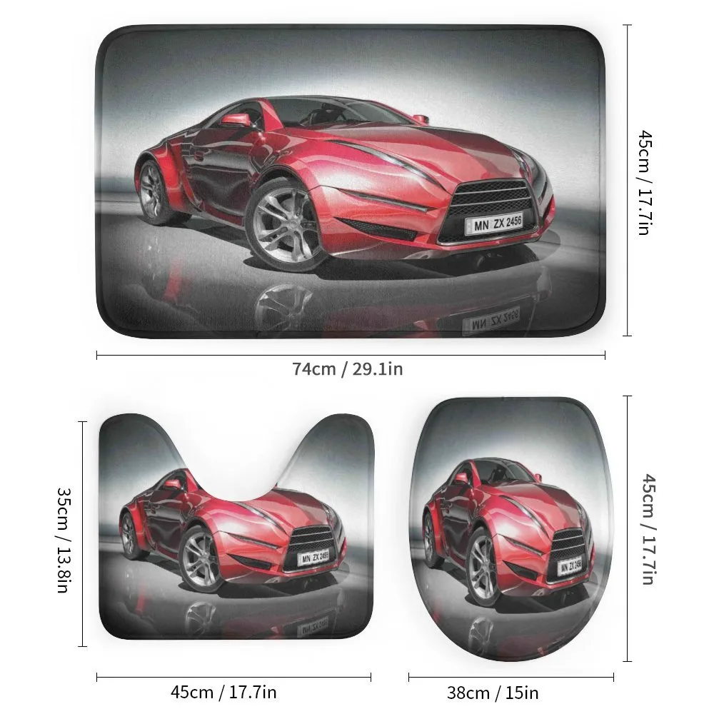 Red Fast Sports Racing Men — Detail 1