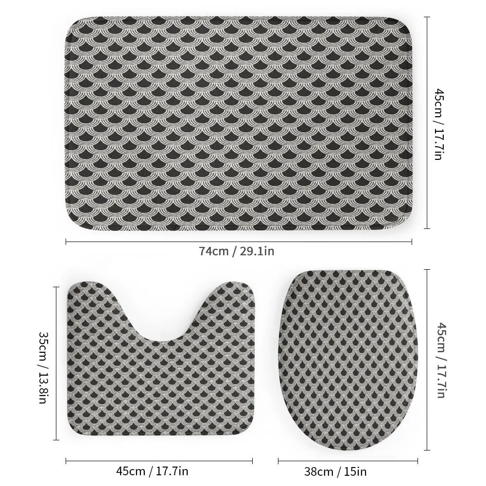 Retro Overlap Nested Circles — Detail 1
