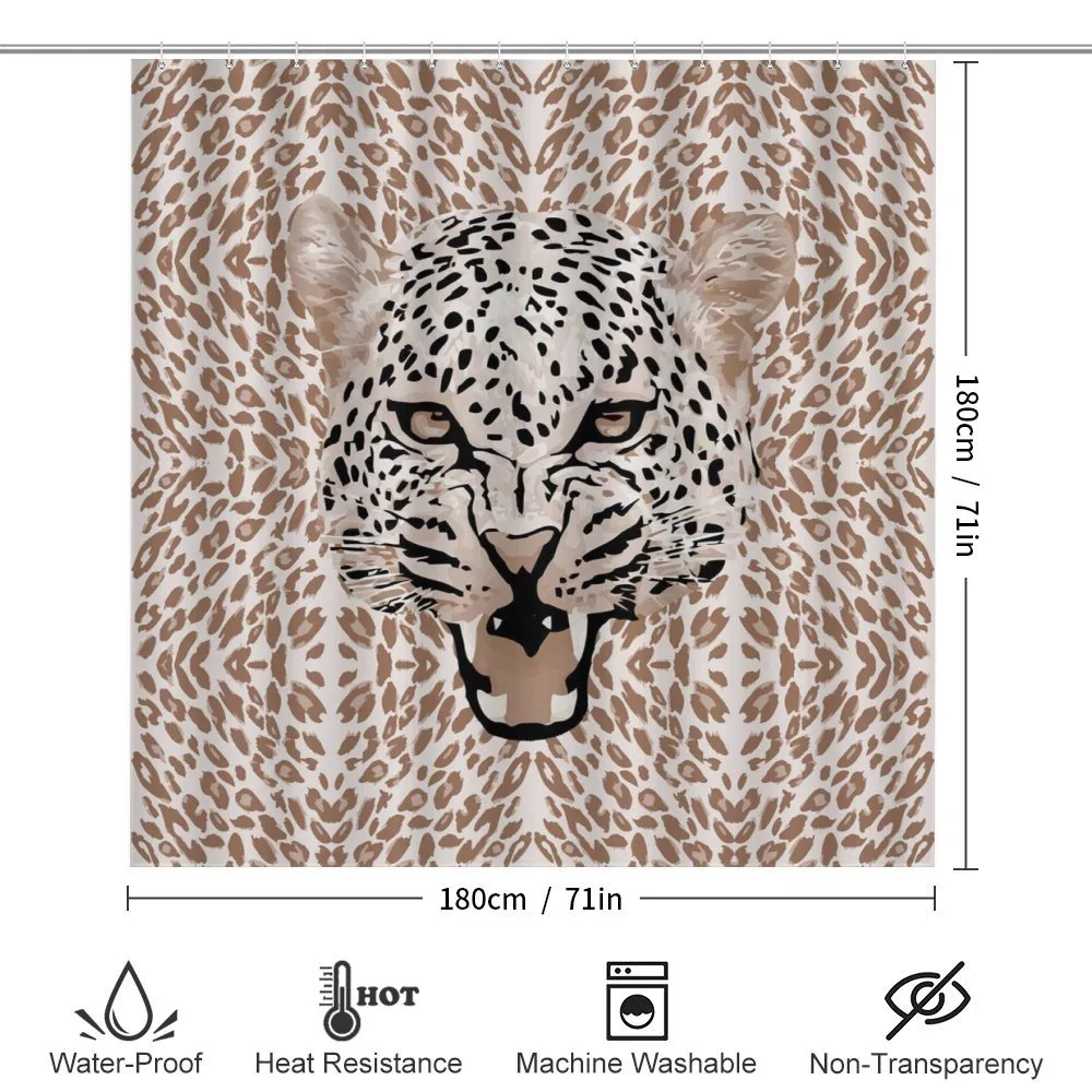 Roaring Wild Leopard — Detail 2