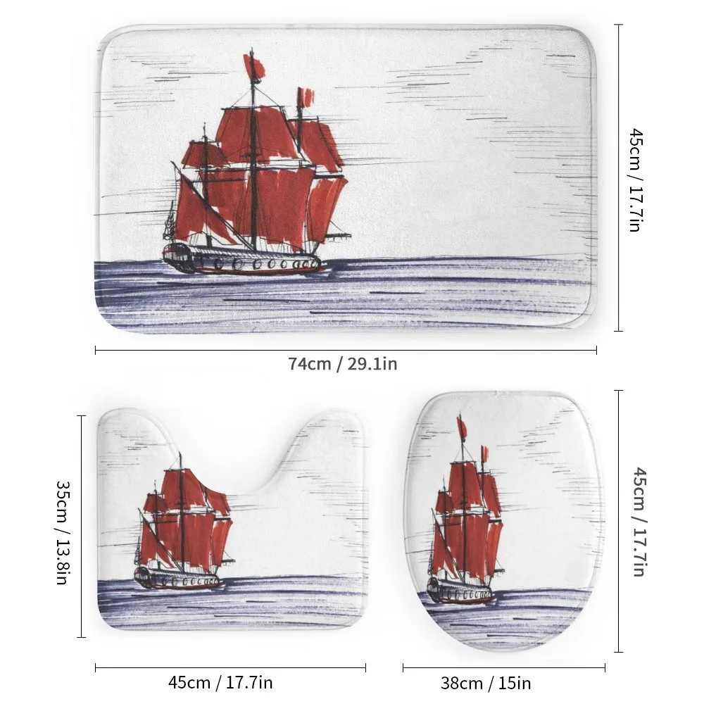 Saliling Ship on Sea — Detail 1