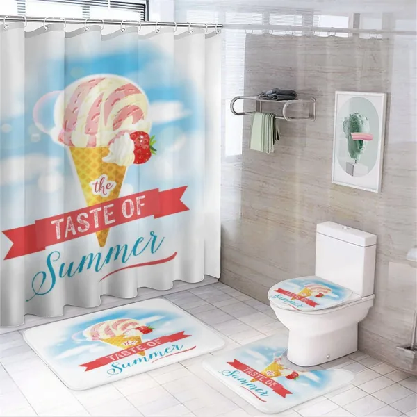 Summer Taste on a shower curtain