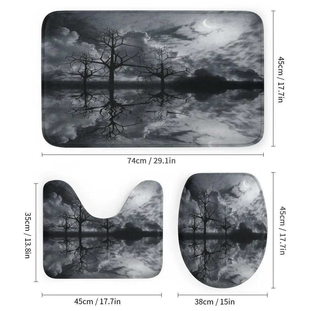 Trees Night Sky Cloud — Detail 1