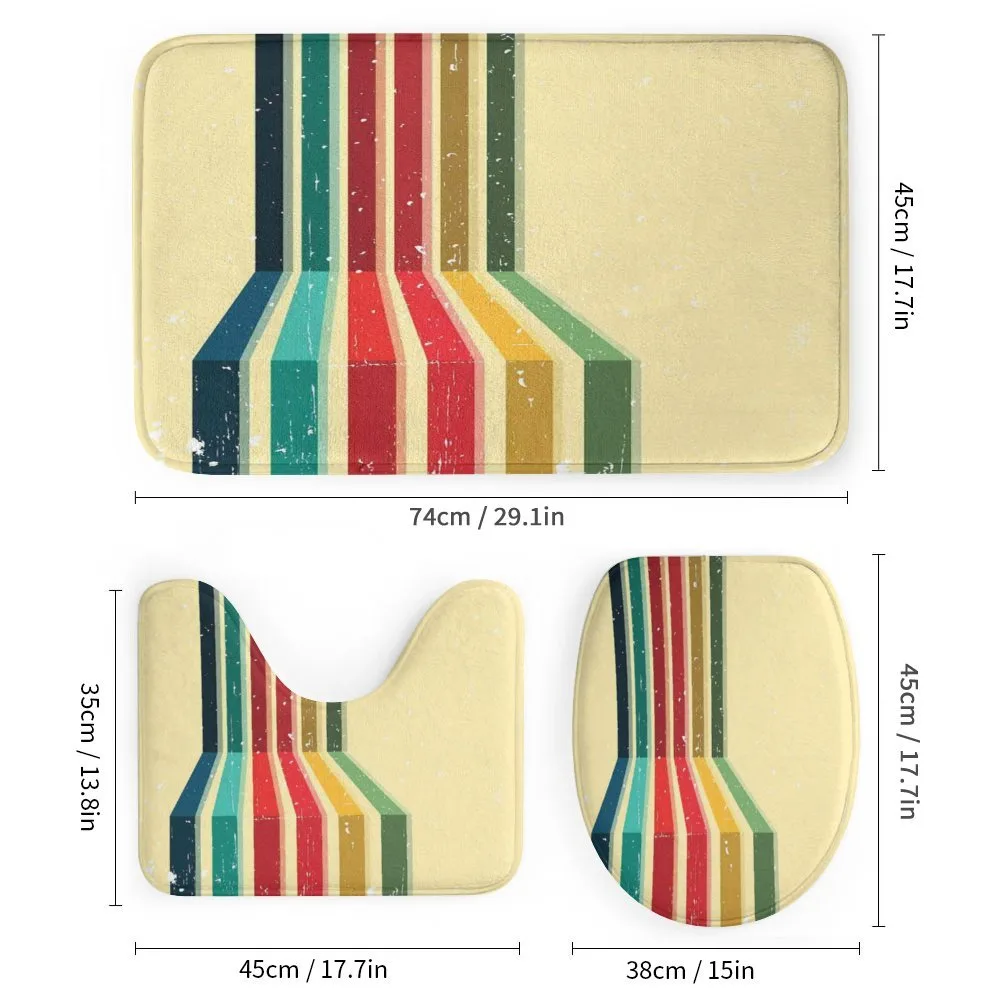Vintage Colorful Strips — Detail 1