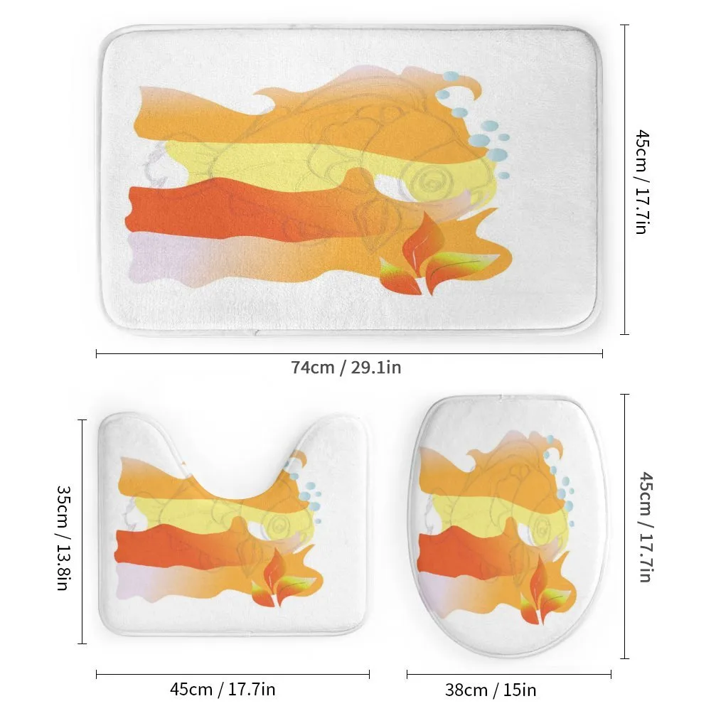 Abstract Orange Goldfish — Detail 1