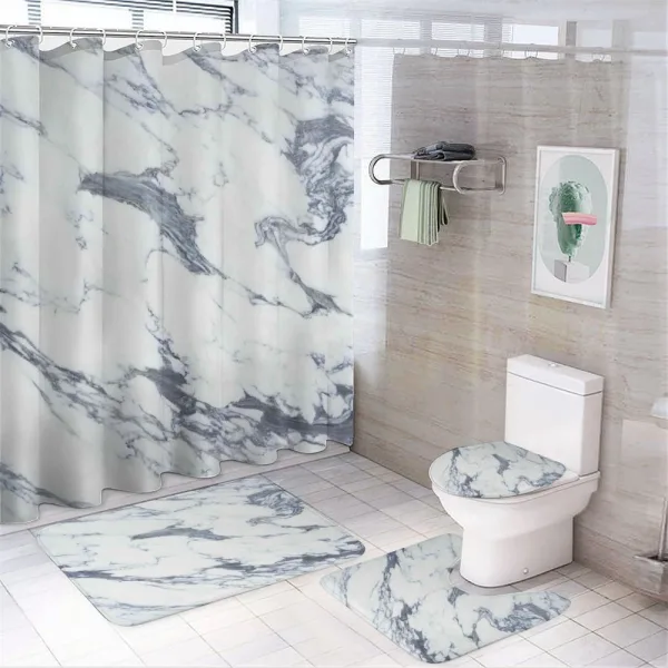 Antique Oceanic on a shower curtain