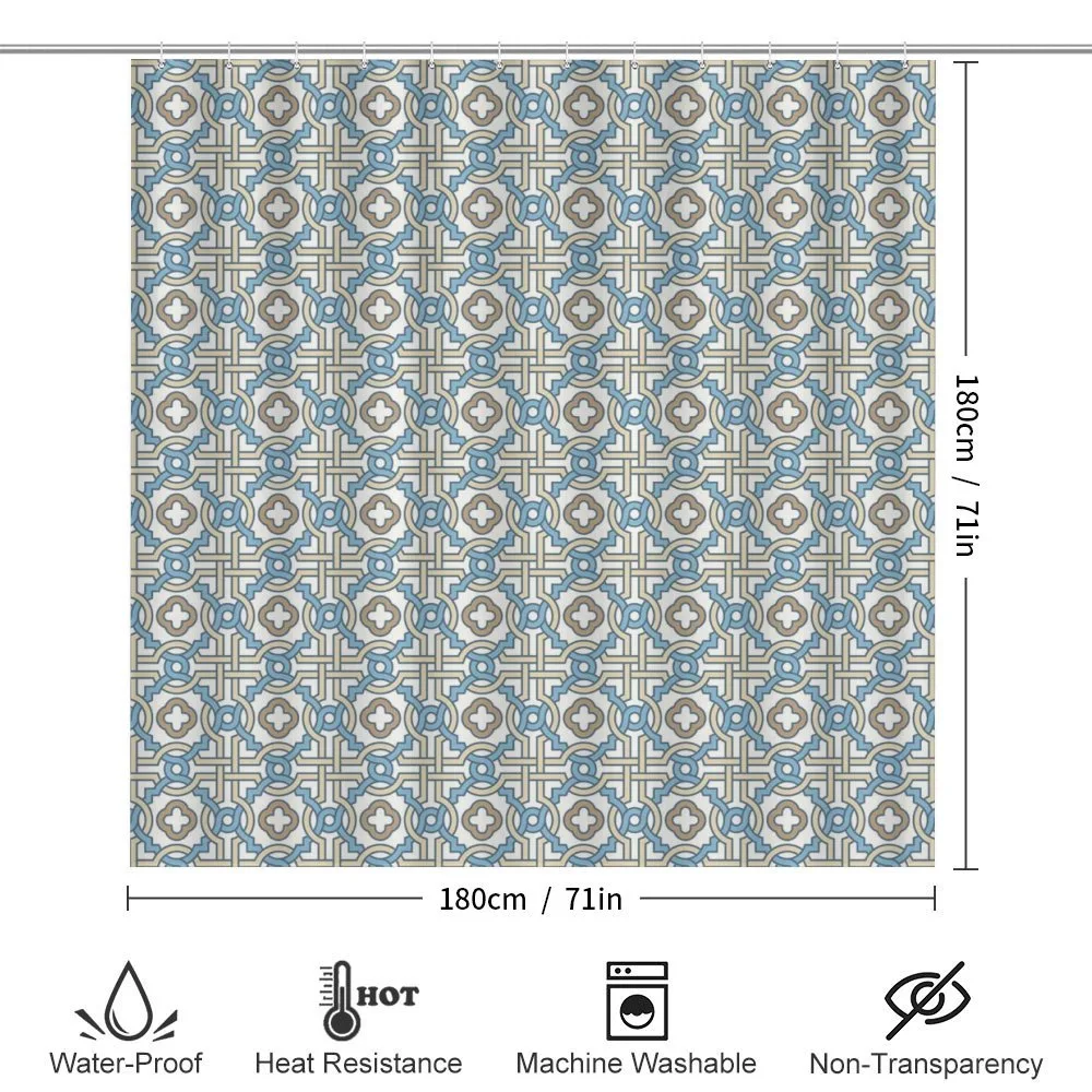 Circular Star Tile Motif — Detail 2