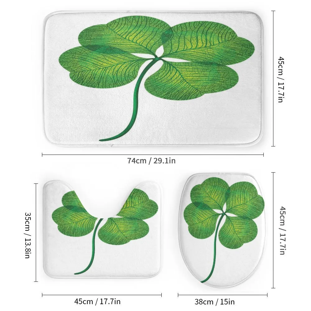 Detailed 4 Leaf Shamrock — Detail 1