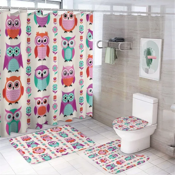 Flowers Vibrant Spring on a shower curtain