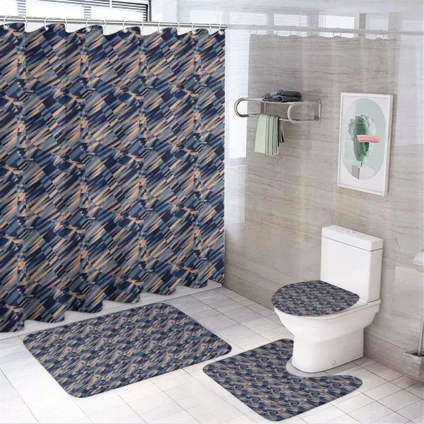 Fractal Geometrical on a shower curtain