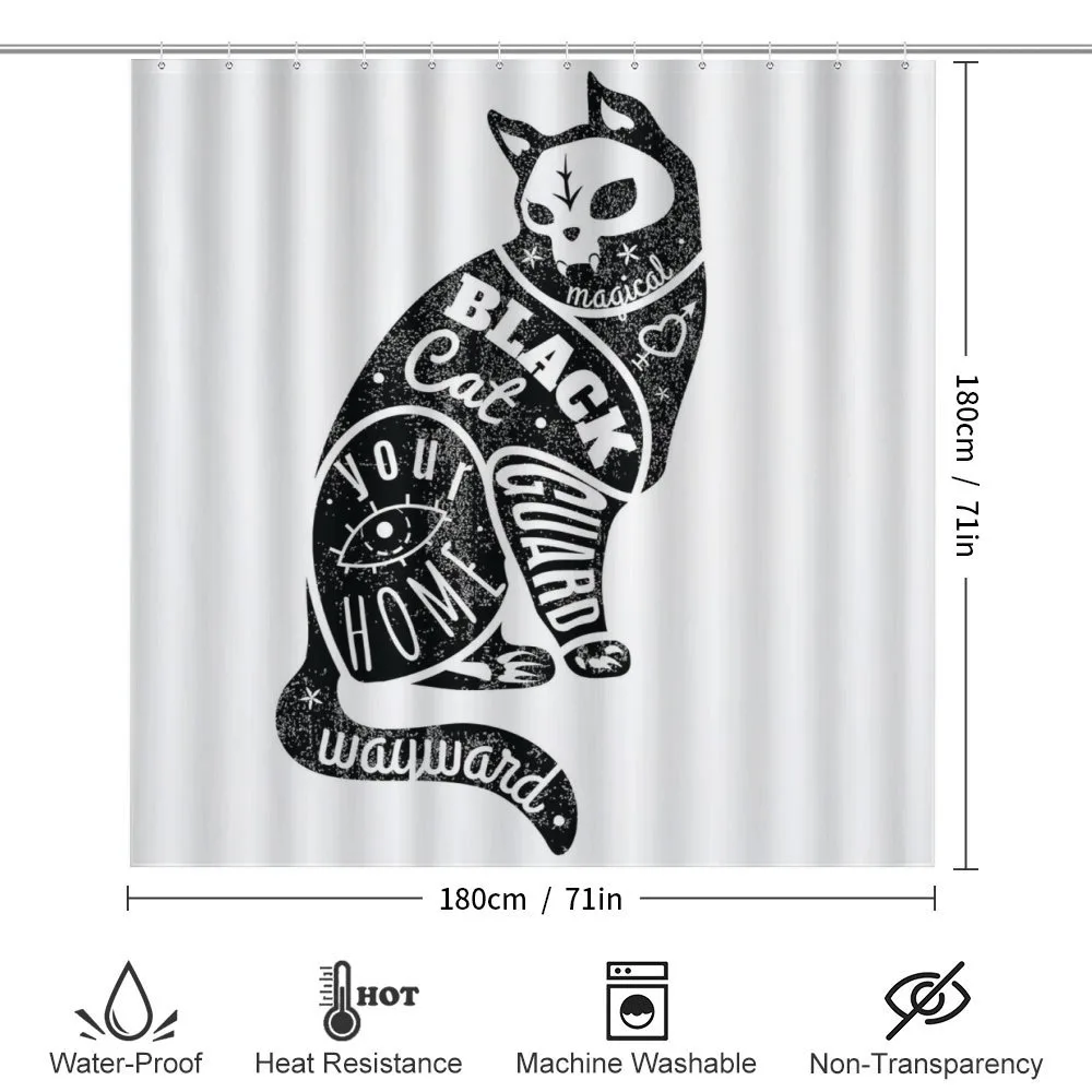 Magic Skull Cat Drawing — Detail 2