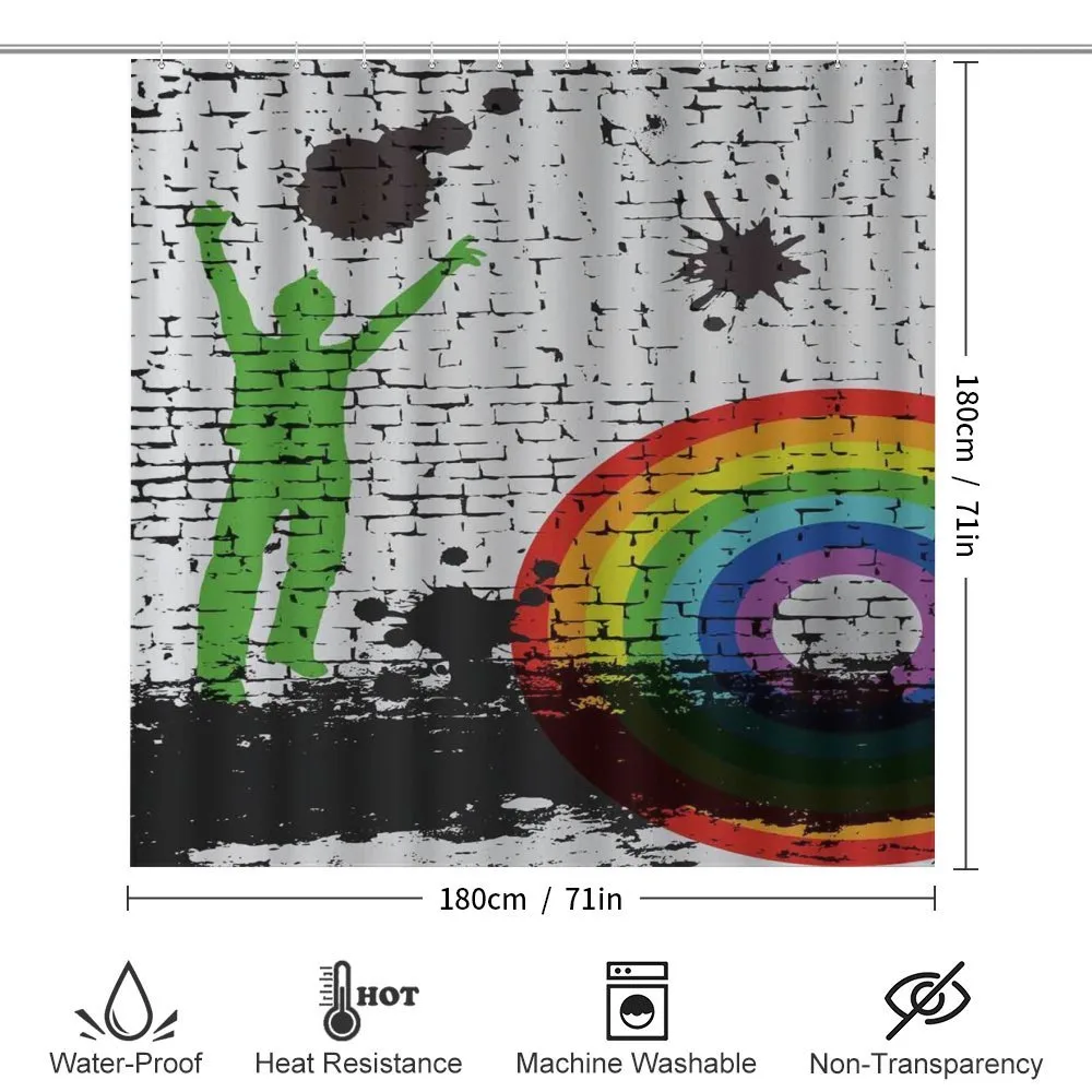 Rainbow Dart Art — Detail 2