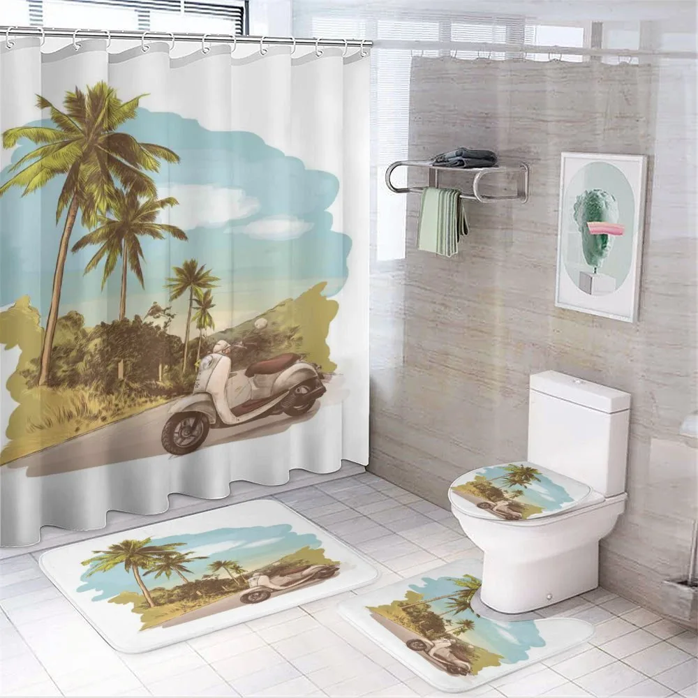 Vintage Scooter in Jungle — Your design
