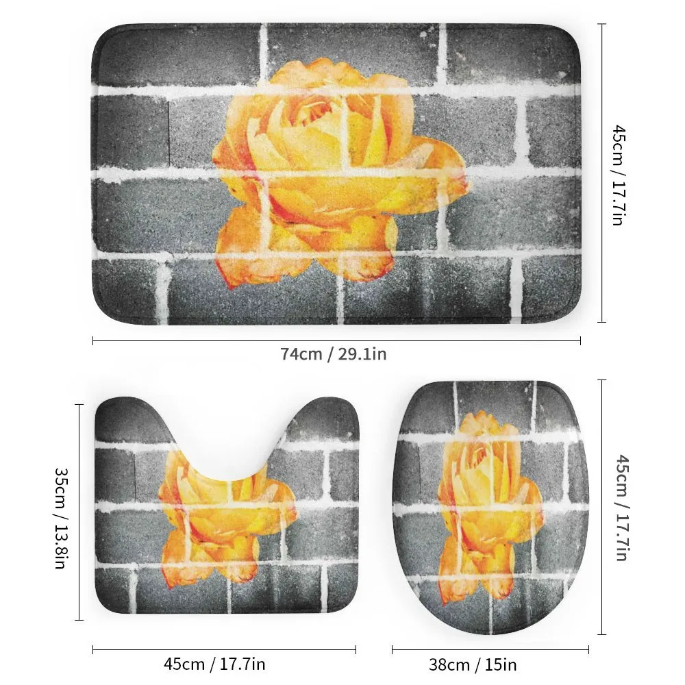 Warm Rose Brick Wall — Detail 1