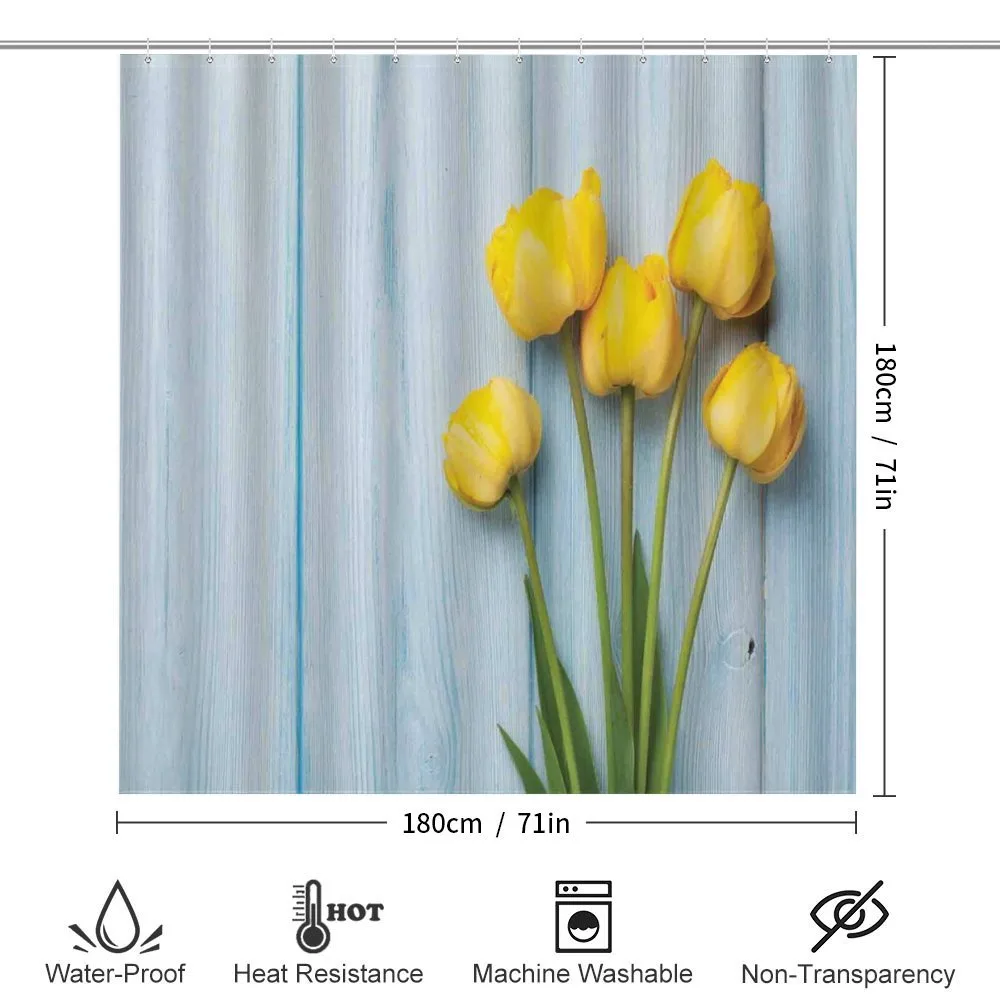 Yellow Flowers Rustic — Detail 2