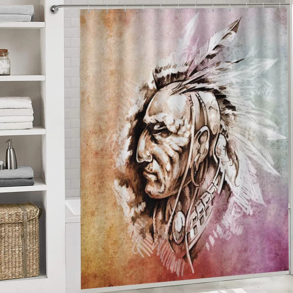 American Native Sketch — Detail 4