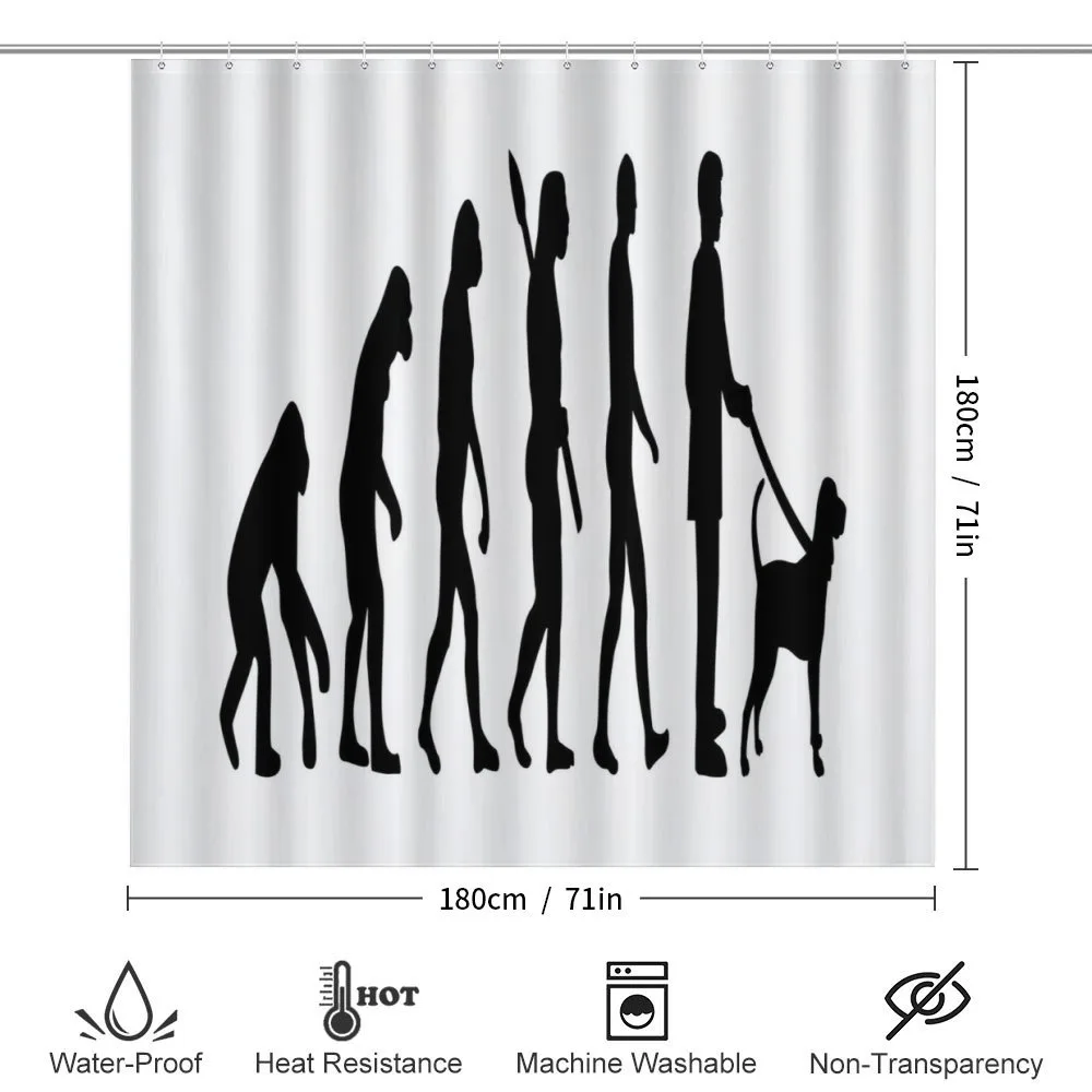 Ape to Man with Dog Pet — Detail 2