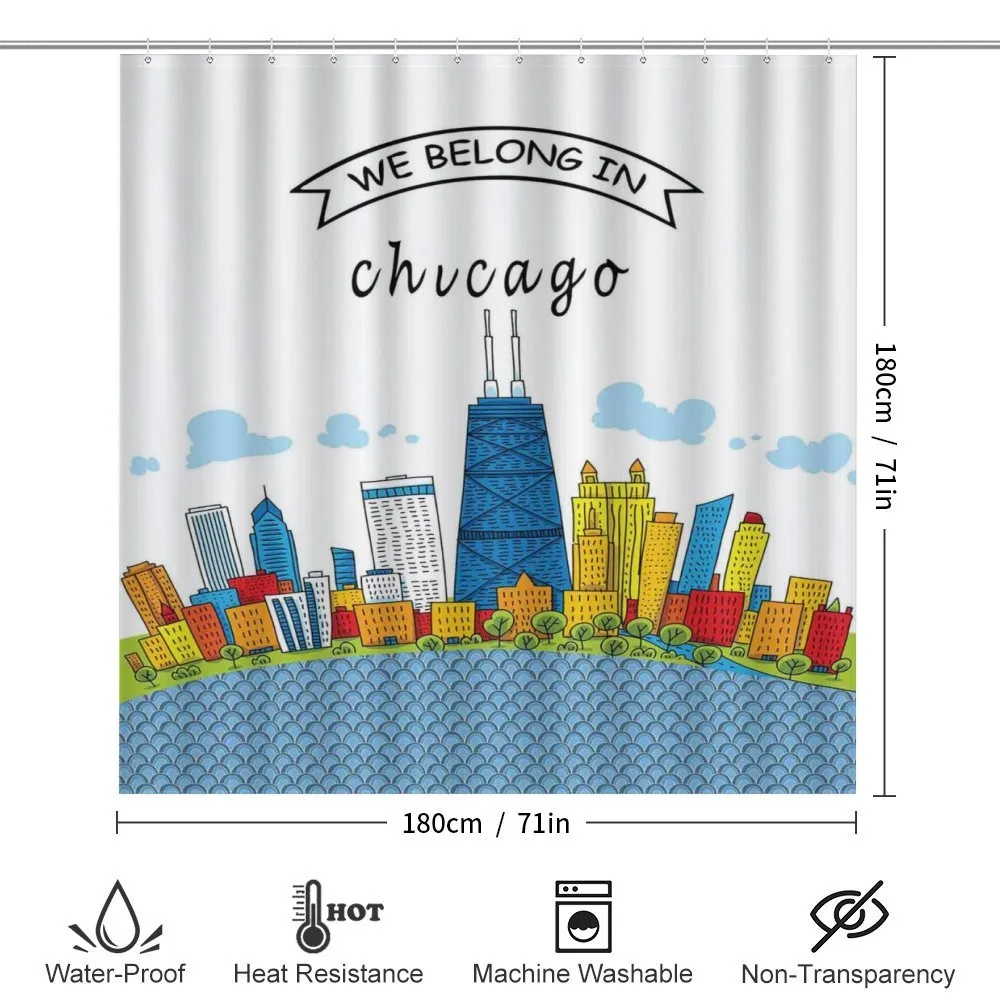 Chicago USA Cartoon — Detail 2
