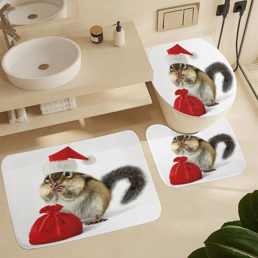 Chipmunk in Santa Hat — Detail 5