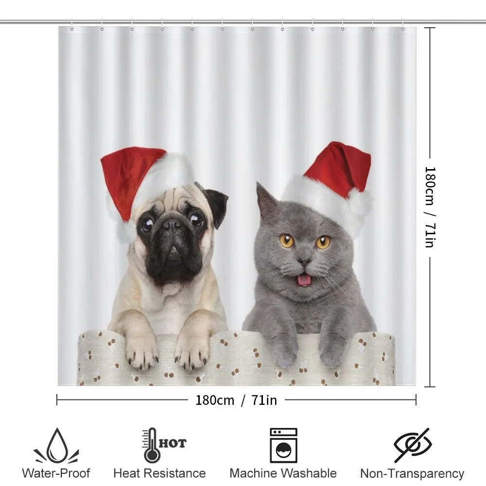 Christmas Themed Dog Photo — Detail 2