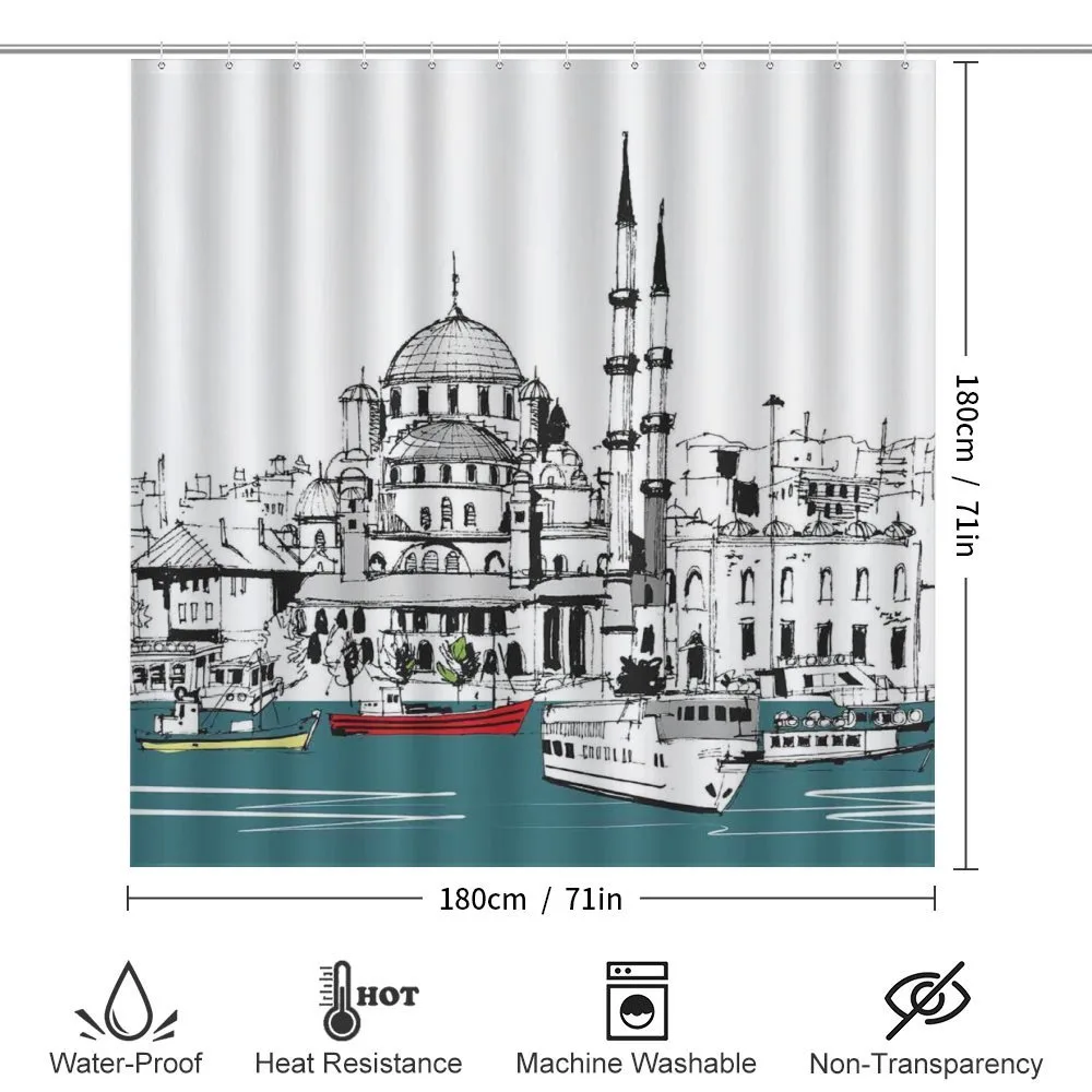 Coastal Town Harbor — Detail 2