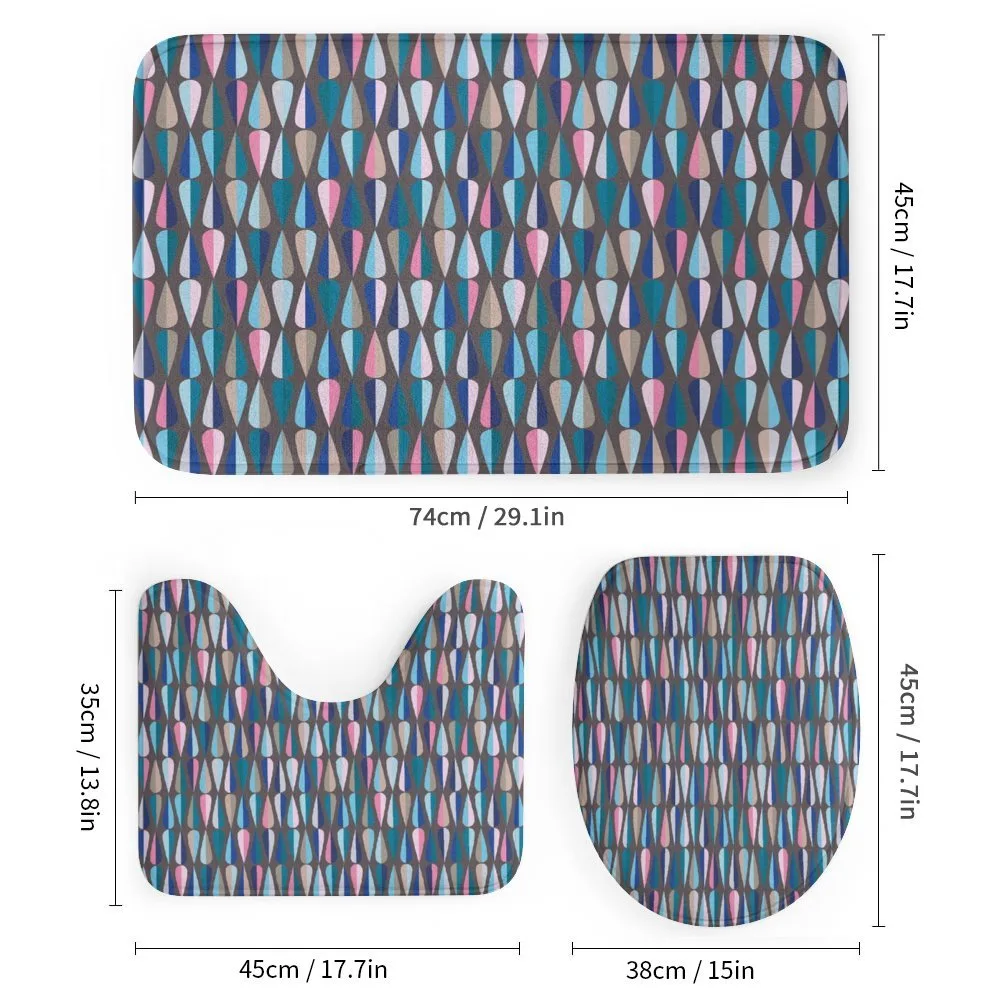 Colored Drop Shapes — Detail 1