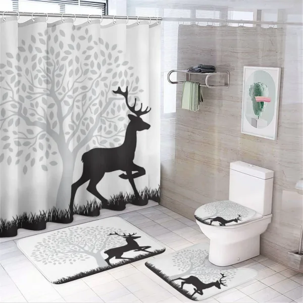 Gracious Wild Animal on a shower curtain