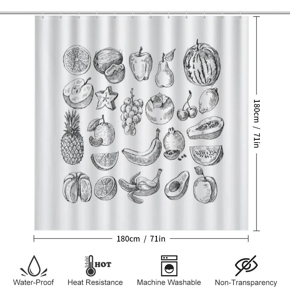 Hand Drawn Berries Food — Detail 2