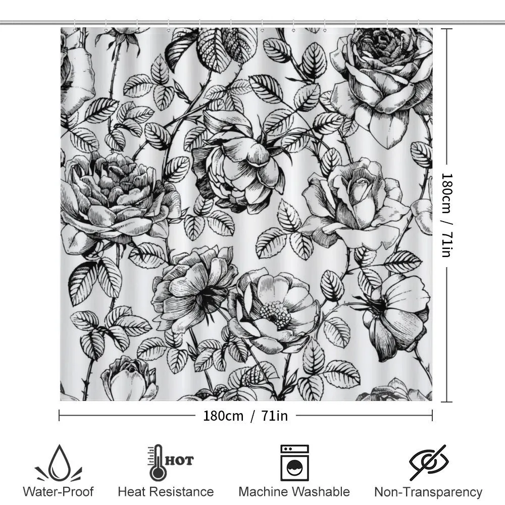 Hand Drawn Rose Petals — Detail 2