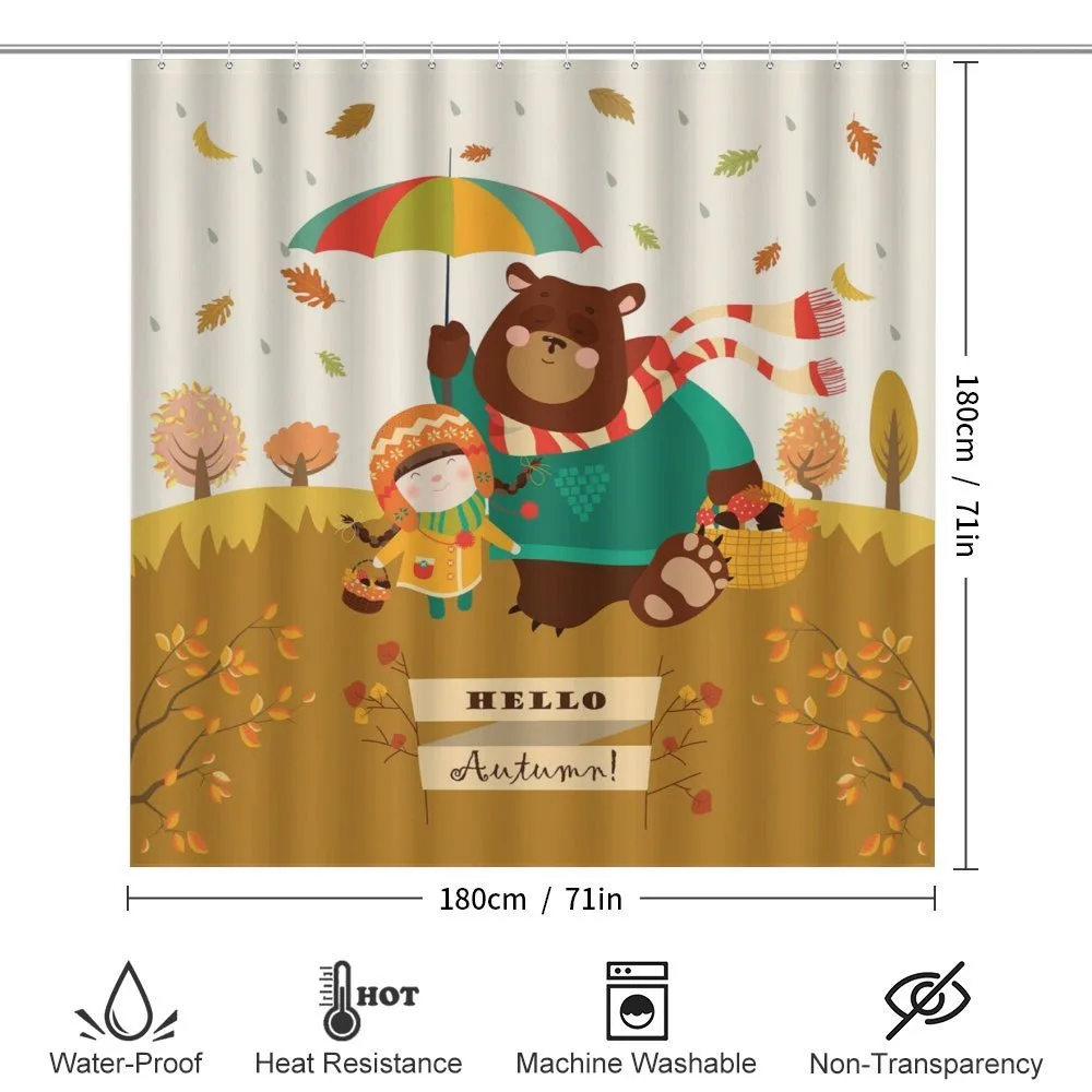 Hello Autumn Cartoon — Detail 2