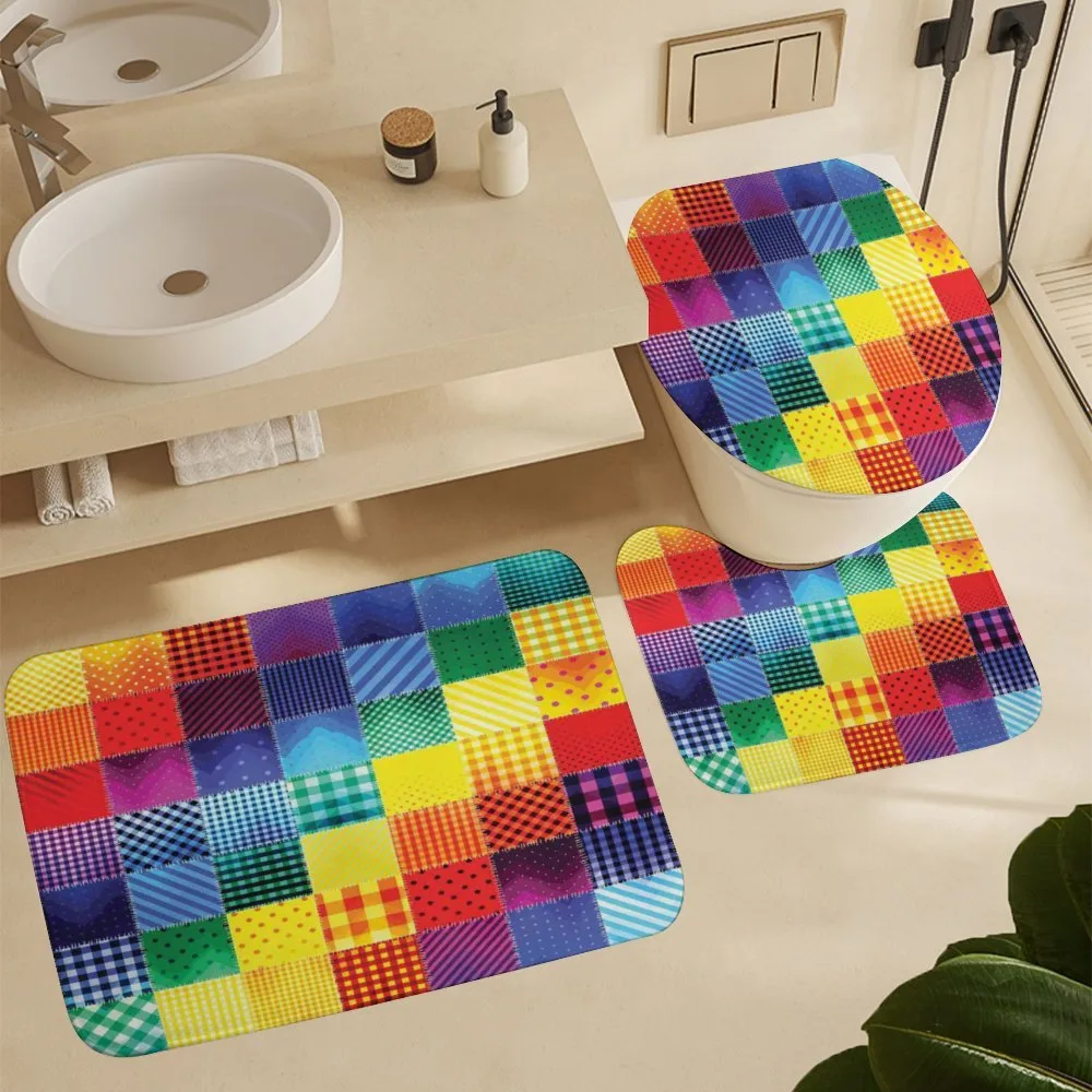 Rainbow Retro Patchwork — Detail 5