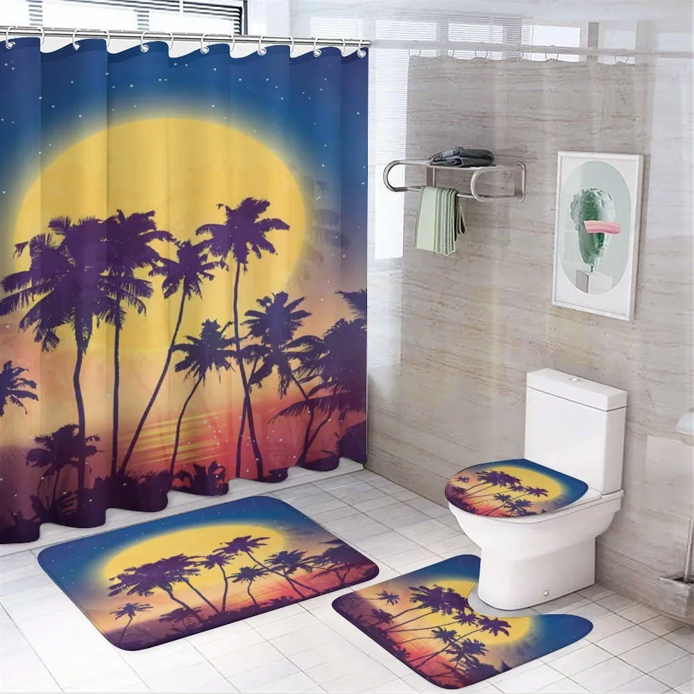 Retro Moon Rise Palms — Your design