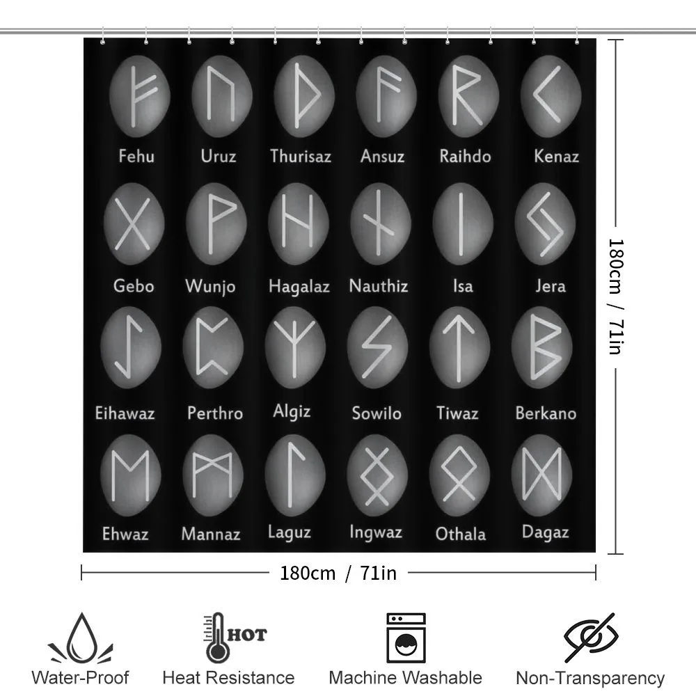 Shaded Effect Runic Alphabet — Detail 2