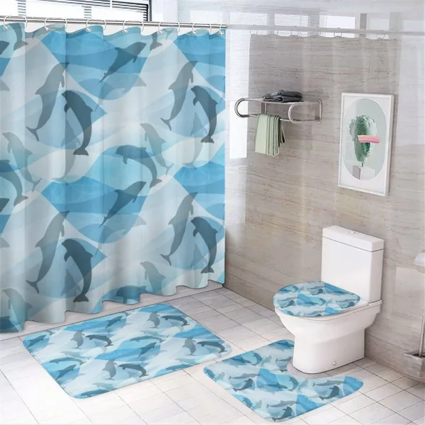 Underwater Fish Pattern on a shower curtain