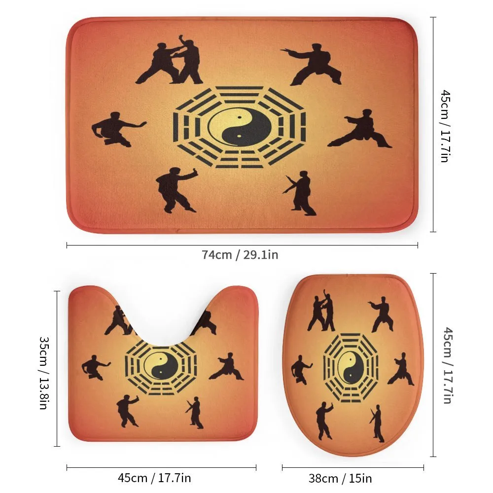 Yin Yang and Karate Poses — Detail 1