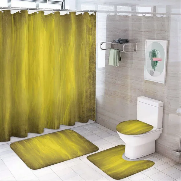 Abstract Retro Grunge on a shower curtain