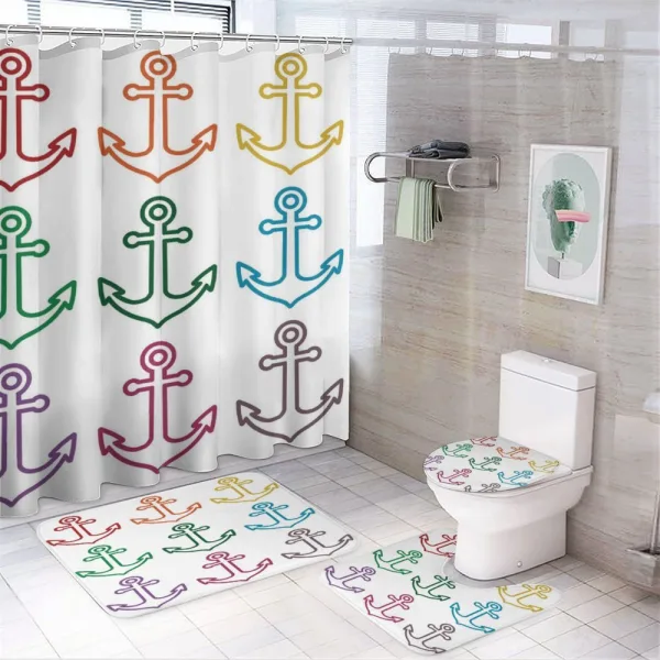 Anchors Sailing Crusie on a shower curtain